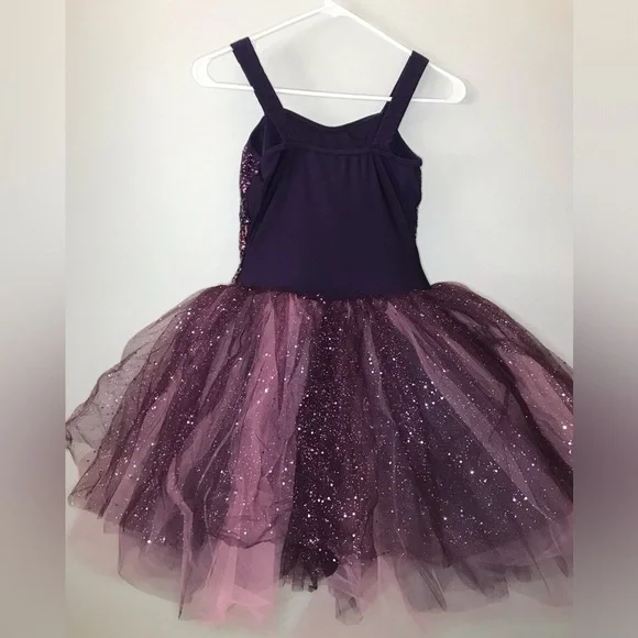 Girls Glitter/Shimmer Ballet Dance Costume - Picture 2 of 6